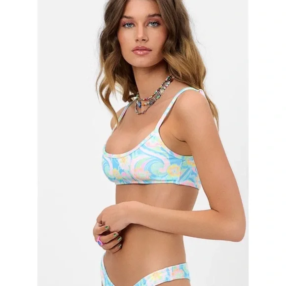 Frankie’s Bikinis Terry Bralette Bikini Top | Skimpy Terry Tia Bikini Bottom - Picture 7 of 16